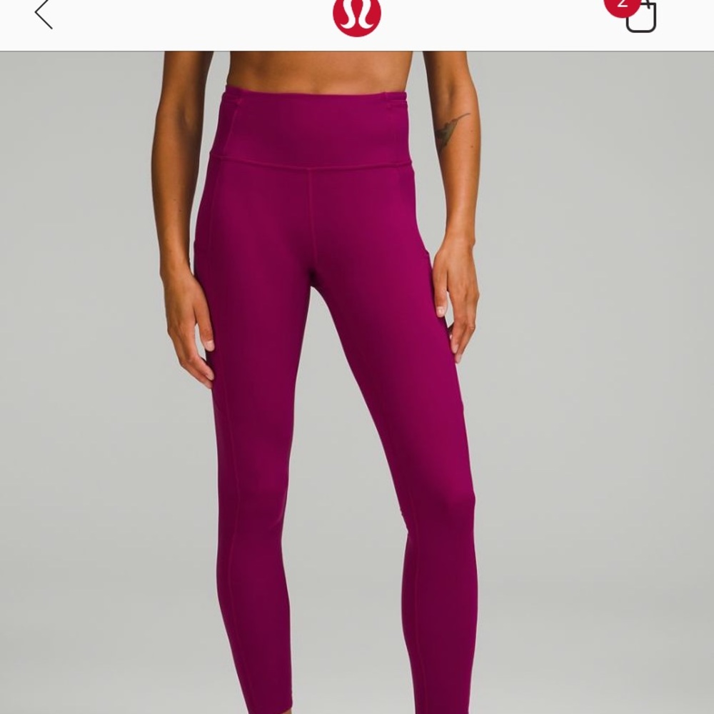 Fast and Free Lululemon Leggings 28 inseem